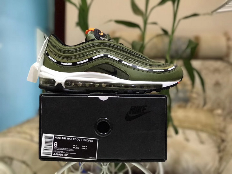 Authentic Undefeated X Nike Air Max 97